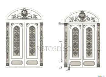 Doors (DVR_0299) 3D model for CNC machine